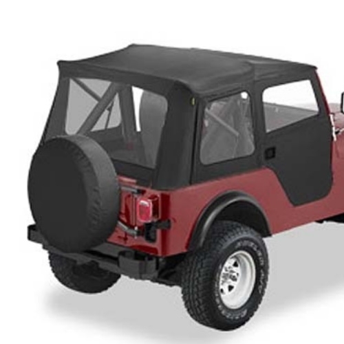 Jeep CJ5 Supertop Softtop Verdeck inkl. teilbare Türen Black Denim Bestop 76-83