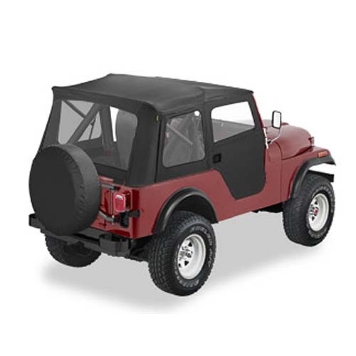Jeep CJ5 Supertop Softtop Verdeck inkl. teilbare Türen Black Denim Bestop 76-83