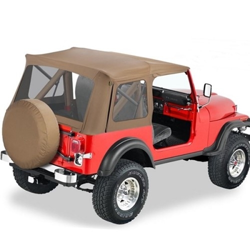 Jeep Wrangler YJ Classic Supertop Softtop Verdeck Spice Denim Bestop 87-95