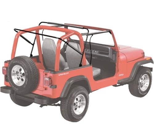 Jeep CJ CJ7 Supertop Softtop Verdeck inkl. teilbarer Türen Black Denim Bestop 80-86