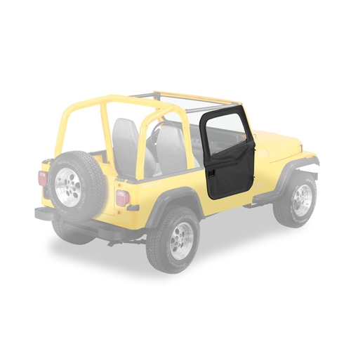 Jeep Wrangler YJ teilbare Türen Supertop Doors Black Denim Bestop 87-95