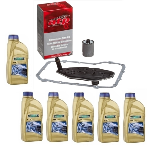 Jeep Commander XH XK 2WD Filter and Gasket Kit with 6ltr. Ravenol ATF+4 oil 545RFE automatic