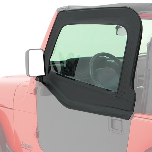 Jeep Wrangler TJ Window Kit for Element High Rock Half Doors Black Diamond 96-06