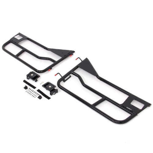 Jeep CJ CJ7 CJ8 Wrangler YJ Set Half Doors Element Tube Doors HighRock 4x4 satin black year 80-95