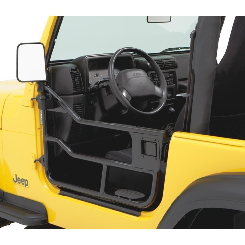 Jeep Wrangler TJ Element Doors door element half door half doors HighRock Matt black 96-06