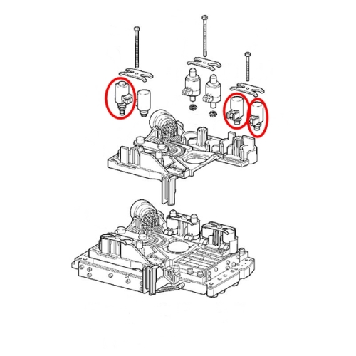 Jeep Commander XH XK Automatic Transmission Shift Solenoid NAG1 DGJ