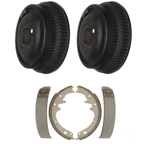 Jeep Comanche MJ Satz Bremstrommeln mit Bremsbelägen 10" Bremse hinten 86-89