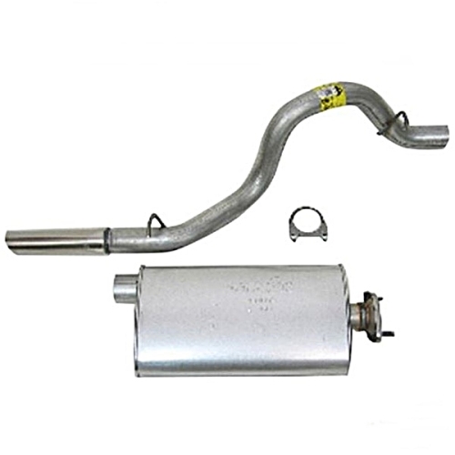 Jeep Wrangler TJ 4,0 ltr. Single Cat-Back Exhaust System with Super Turbo™ Muffler Dynomax 00-06