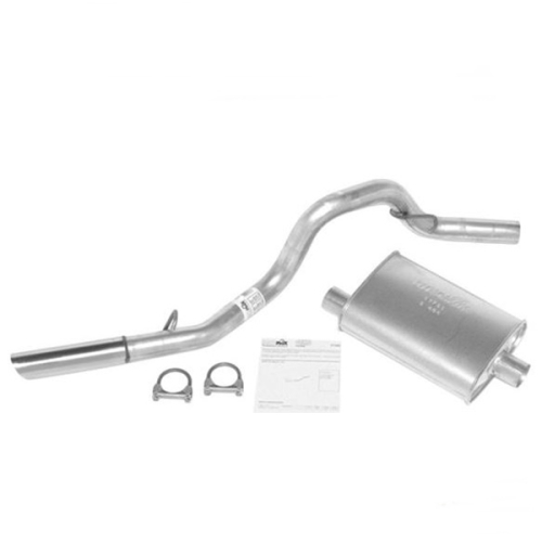 Jeep Wrangler TJ 2,5 & 4,0 ltr. Auspufftopf  Super Turbo Schalldämpfer mit Endrohr Dynomax 96-99