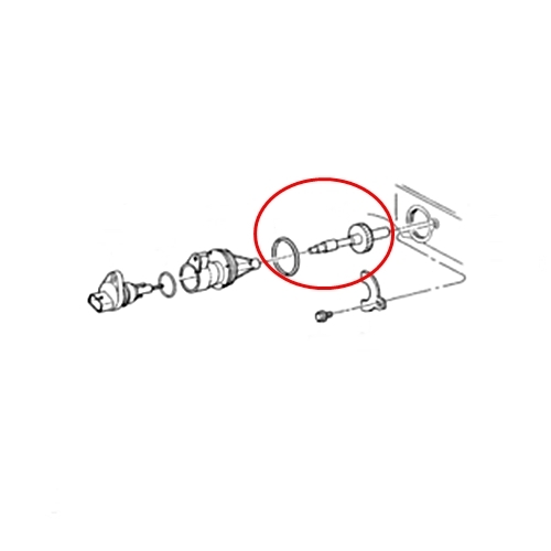 Jeep Cherokee XJ speedometer drive with O-ring speedometer pinion gear short 27 teeth NP231 93-01