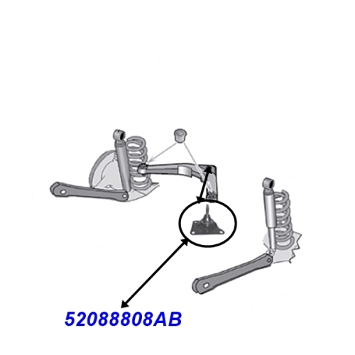 Jeep Grand Cherokee WJ WG Premium Traggelenk Kugelgelenk Kugelkopf für Querlenker hinten oben Bj. 99-04