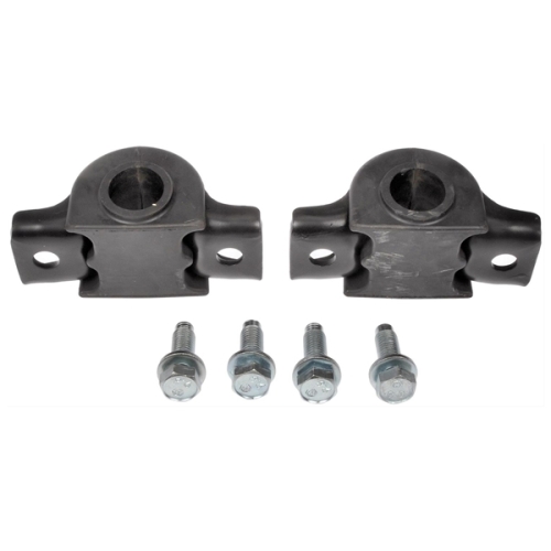 Jeep Cherokee XJ Set Schellen mit Stabigummis Ø26mm und Schrauben Stabi vorne 94-01