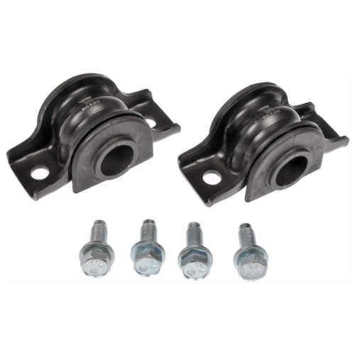 Jeep Grand Cherokee WH WK Set Schellen mit Stabigummis Ø33mm und Schrauben Stabi vorne 05-10