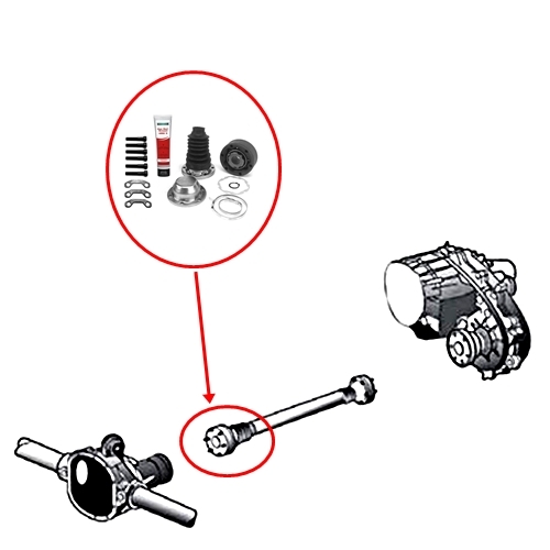 Jeep Cherokee Liberty KJ front Driveshaft CV Joint Repair Kit for front