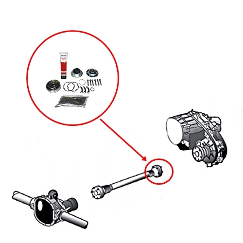Jeep Grand Cherokee WJ WG Kardanwellengelenk Rep Set Gelenk für die vordere Kardanwelle hinteres Gelenk zum Getriebe Bj. 99-04