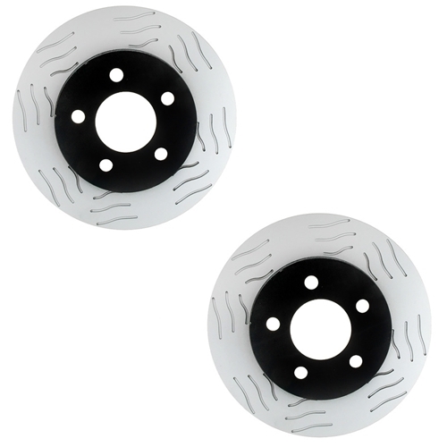 Jeep Cherokee Liberty KJ set brake discs front Performance Raybestos 02-07