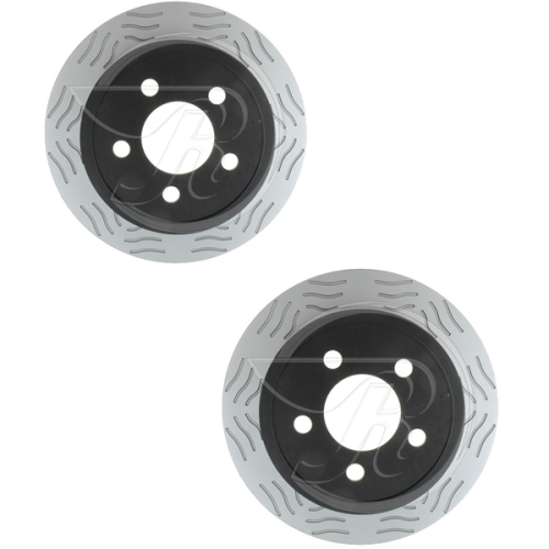 Jeep Wrangler TJ Set rear Performance Brake Rotors Raybestos 03-06