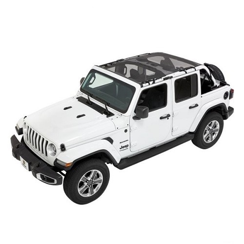 Jeep Wrangler JL 4-door Sun Bikini Top Sunshade Safari Style Mesh Bestop 18-