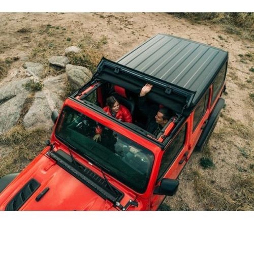 Jeep Wrangler JL Sunrider Hardtop Black Twill Textile 3-layer Bestop 18-