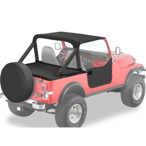 Jeep CJ7 Strapless Bikini Top Black Denim Bestop 80-86