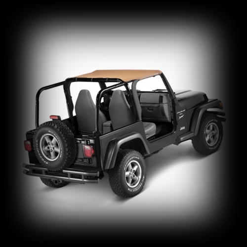 Jeep Wrangler TJ Bikini Top Strapless Style Spice Denim Bestop 9602