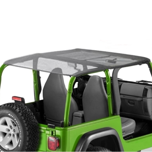 Jeep Wrangler TJ Header Bikini Top Safari Style Mesh Bestop 9602