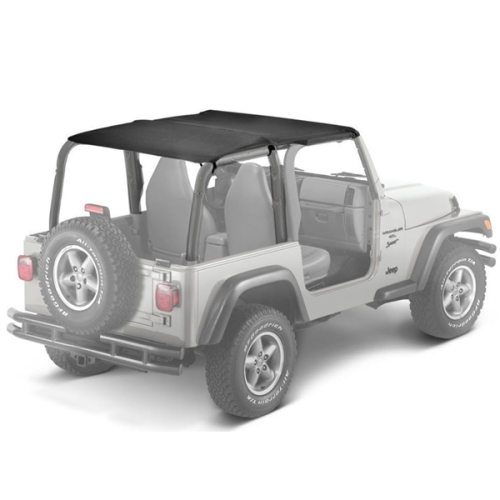 Jeep Wrangler TJ Header Bikini Top Safari Style Black Diamond Bestop 0306
