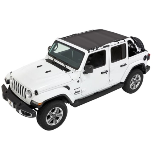 Jeep Wrangler JL 4türer Header Bikini Top Safari Style Black Diamond
