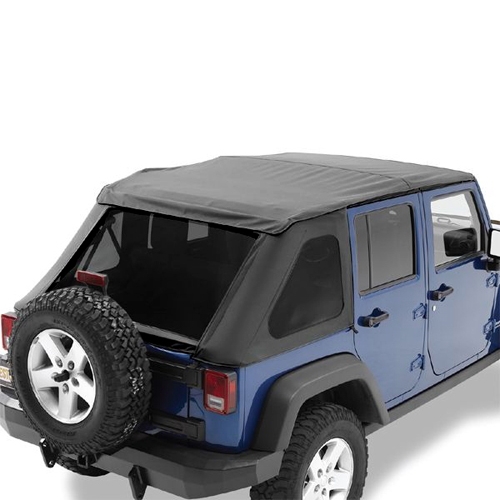 Jeep Wrangler JK 4türer Ersatz Verdeckhülle für Trektop NX Verdeck Black Diamond Bestop 07-18
