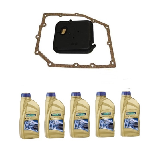 Jeep Cherokee Liberty KK Transmission Filter with Gasket incl. Gearbox oil 42RLE 08-12