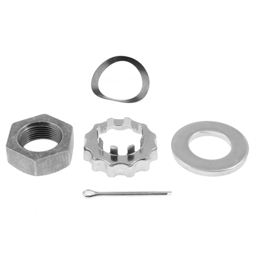 Jeep Wrangler TJ one front Wheel Hub & Bearing Assembly with Hub Bolts and Spindle Nut Set Dana 30 00-06