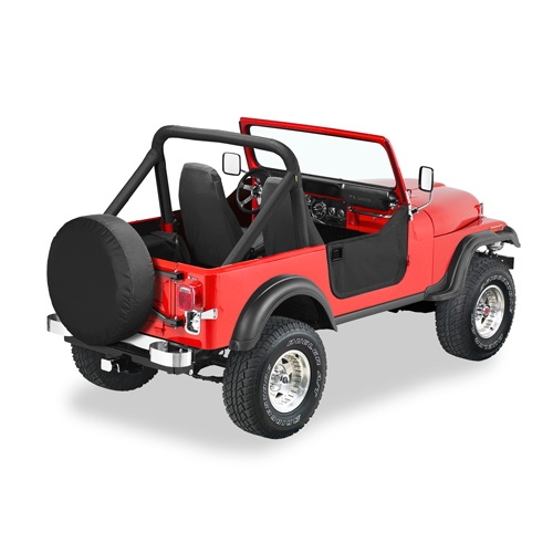 Jeep CJ CJ5 Set Half Doors Black Crush Bestop 76-83
