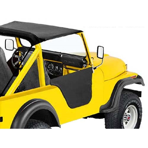 Jeep CJ CJ5 Set Half Doors Black Crush Bestop 76-83