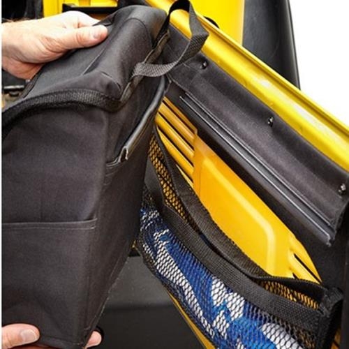 Jeep Wrangler JK Organizer Storage Bag Rear Door Inside Black Bestop 07-18