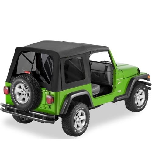 Jeep Wrangler TJ Classic Softtop Supertop Black Denim Tinted Windows Bestop 96-06