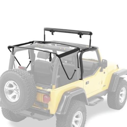 Jeep Wrangler TJ Supertop NX folding top tinted windows Black Diamond Bestop 96-06