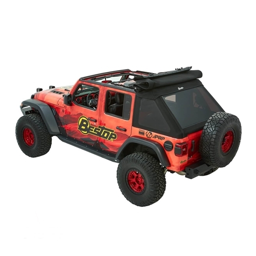 Jeep Wrangler JL 4türer Trektop Ultra Slantback Verdeck Softtop Black Twill Bestop 18-