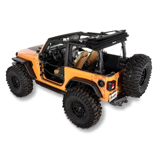Jeep Wrangler JL 2-door Trektop NX hood soft top Bestop Twill textile 3-layer Bestop 18-