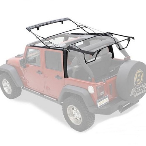 Jeep Wrangler JK 4-door rod set for original top Bestop 07-15