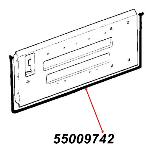 Jeep Wrangler YJ Tailgate Weatherstrip year 87-95