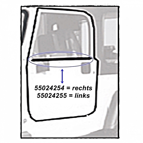 Jeep CJ 2pcs. Set outer Belt Weatherstrip 76-86
