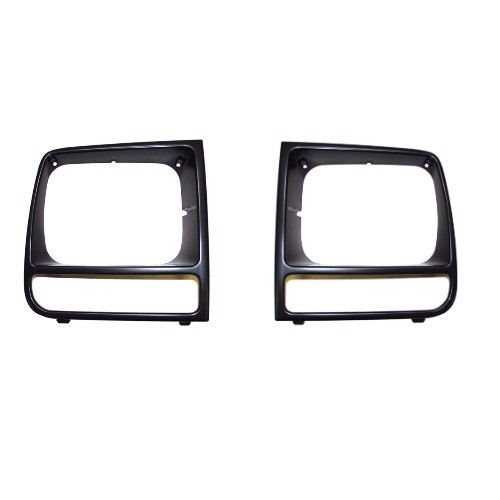 Jeep Cherokee XJ Set Headlamp Bezel Black left and right year 97-01