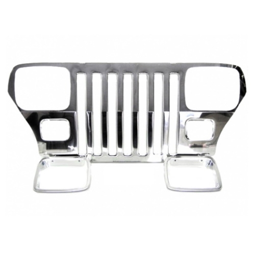 Jeep Wrangler YJ Radiator Grille Overlay incl. Headlamp Bezel year 87-95