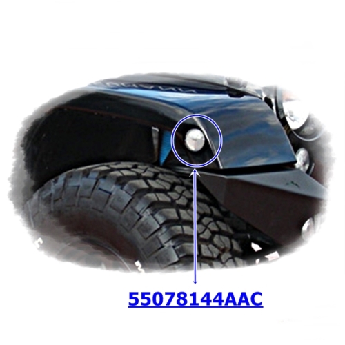 Jeep Wrangler JK Blinkleuchte Blinker seitlich Kotflügel vorne links weiss 07-18