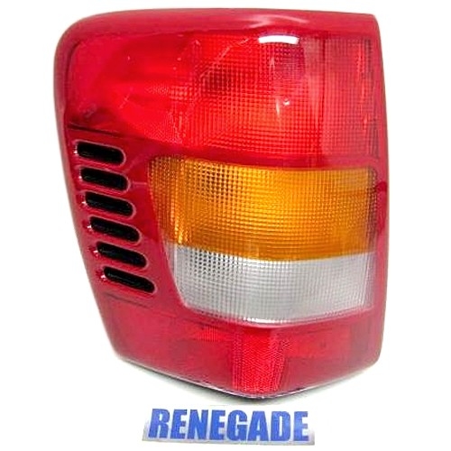 Jeep Grand Cherokee WJ WG Rückleuchte Rücklicht links US Ausführung 3 Kammern matter Rand ohne Nebel 99-01