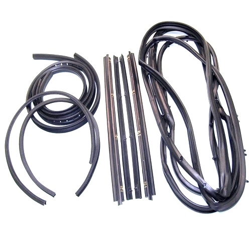 Jeep CJ Sealing Kit Door Seal Set 10-piece Solid Steel Doors 76-81