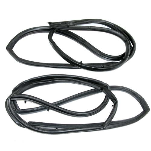 Jeep CJ door seal set left & right solid steel doors 76-86