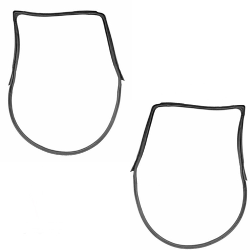 Jeep Wrangler JK Türdichtung Türgummi Set links & rechts vorne Vollstahltüren 07-18