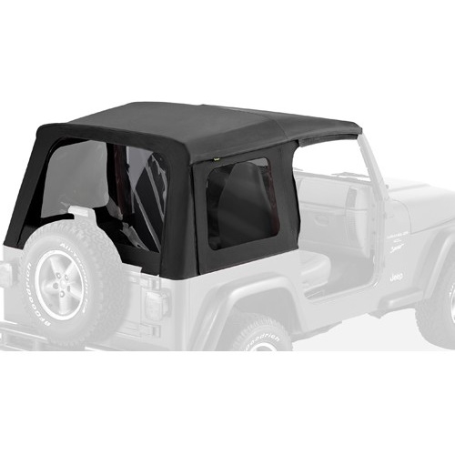 Jeep Wrangler TJ replacement cover for Supertop Black Denim tinted windows Bestop 96-06