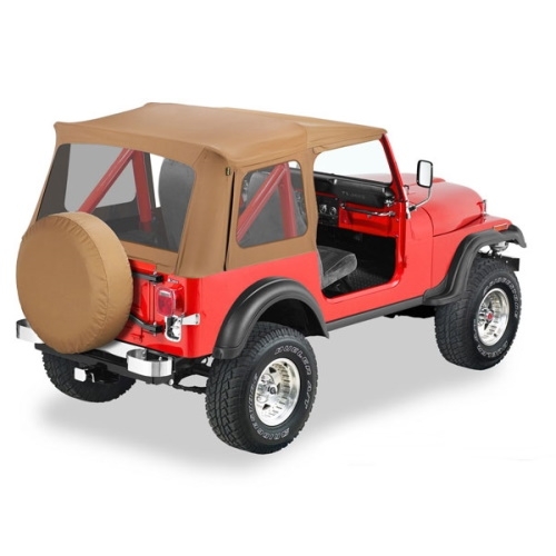 Jeep CJ7 replacement top cover Supertop Spice Denim Bestop 76-86